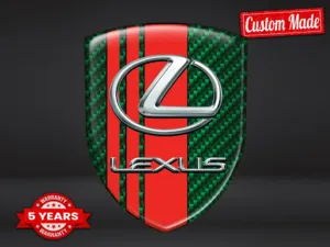 Lexus Etiqueta Impermeable Resistente Deporte Personalizable